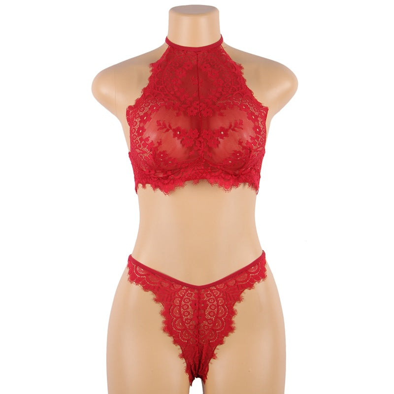Women Sexy Underwear Lace Sexy Transparent Bra Set Sexy Sleepwear