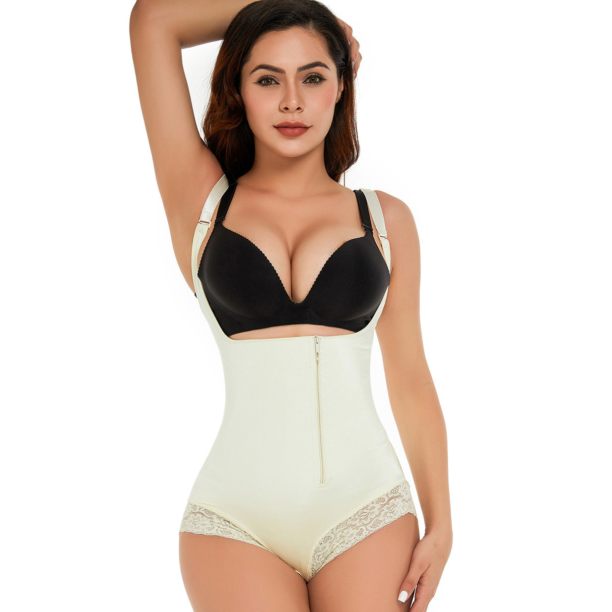 Latex Corset Women's Underwear Belly Contracting Jumpsuit