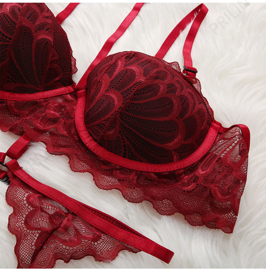 Three Point Women Cloud Print Sexy Suit Three Piece Set