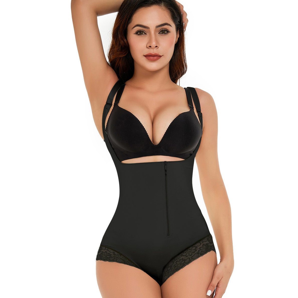 Latex Corset Women's Underwear Belly Contracting Jumpsuit