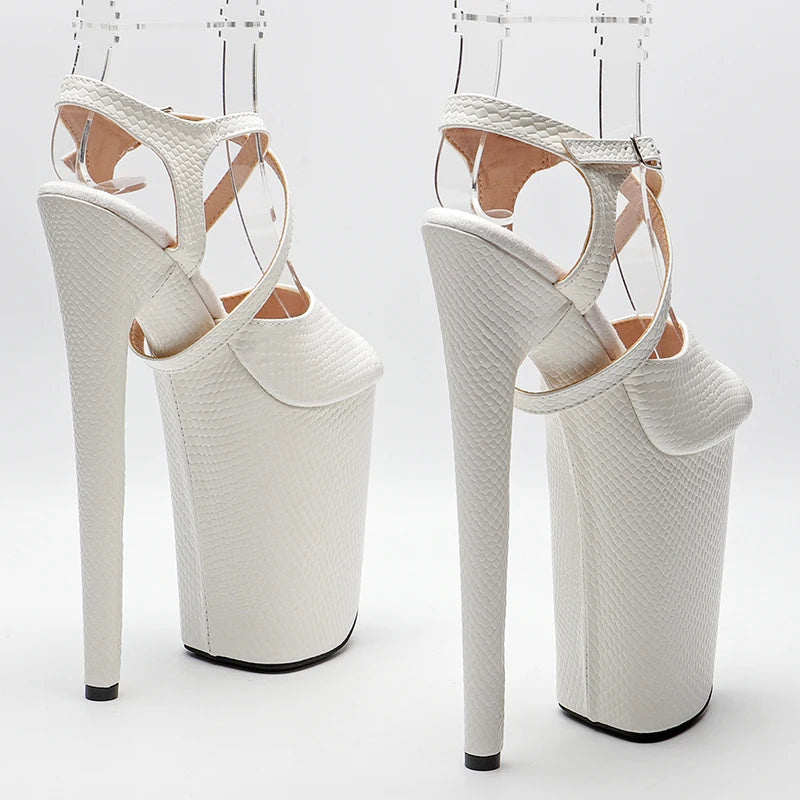 23CM/9inches Patent PU upper fashion trend exotic Platform y High Heels Sandals Pole Dance shoes