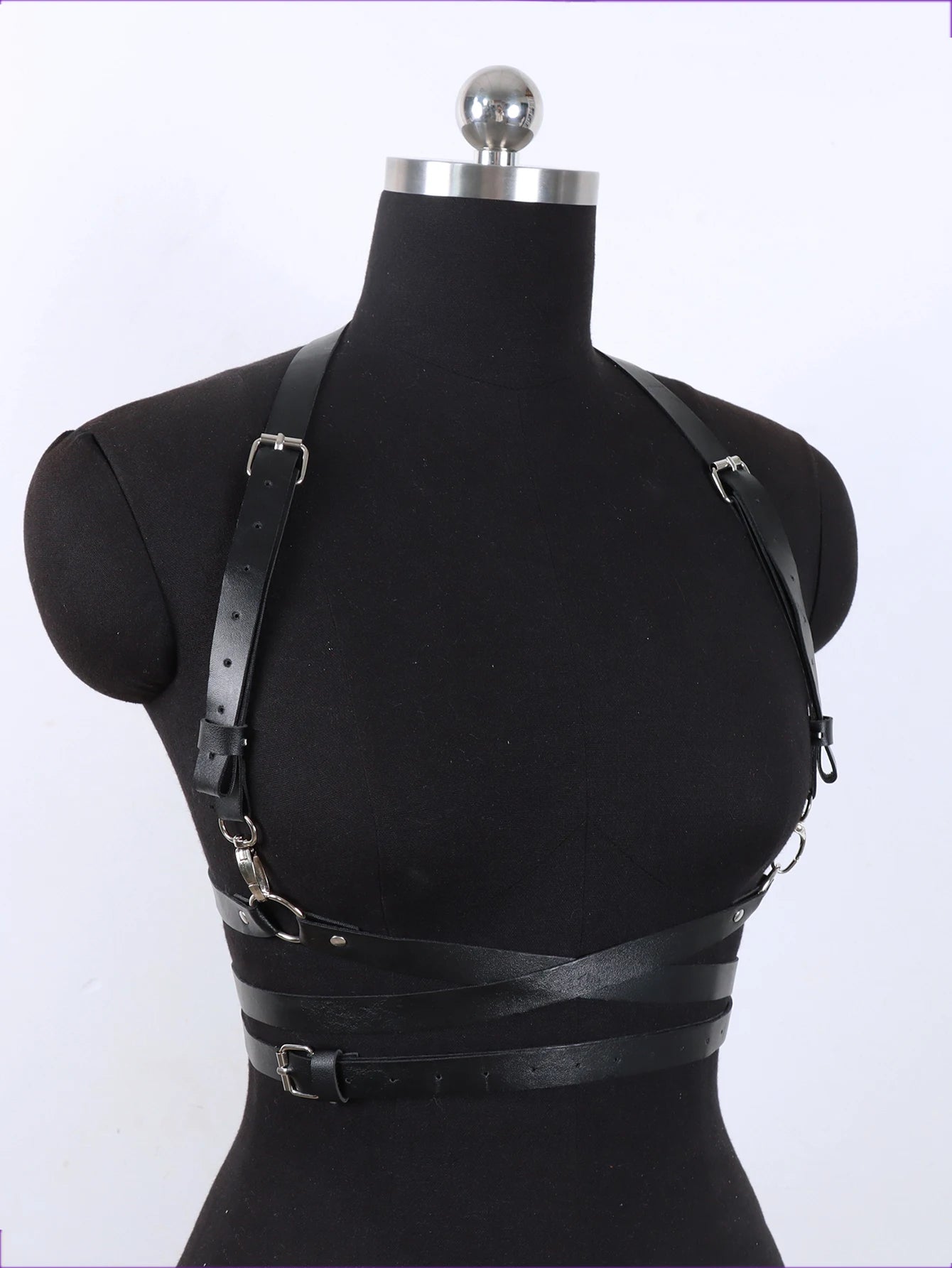 Women Garters faux Leather Women Body Cage Sculpting Harness Waist Belt Straps Suspenders Goth Harajuku Belt