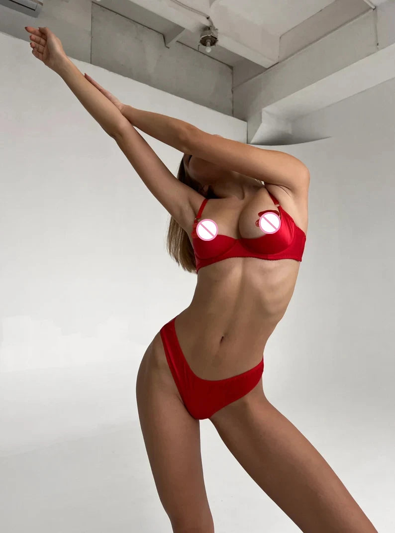 Sensual Lingerie Crotchless Underwear For Women Without Censorship Costume Bilizna Fantasy Bilizna Outfit