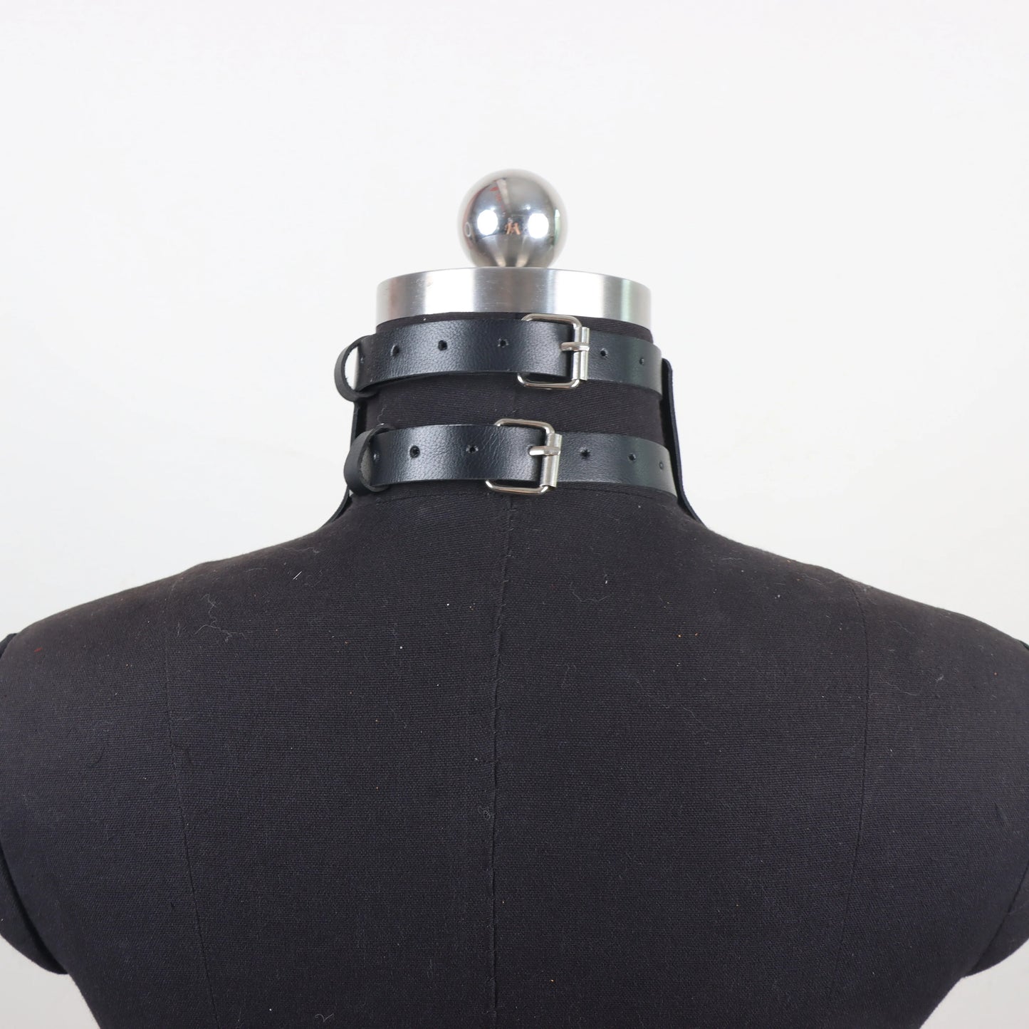 Black Rivet Exaggerated Chockers Necklace Charm Designed Collar Girls Cosplay Party Jewelry Goth Punk Hollween Accessories