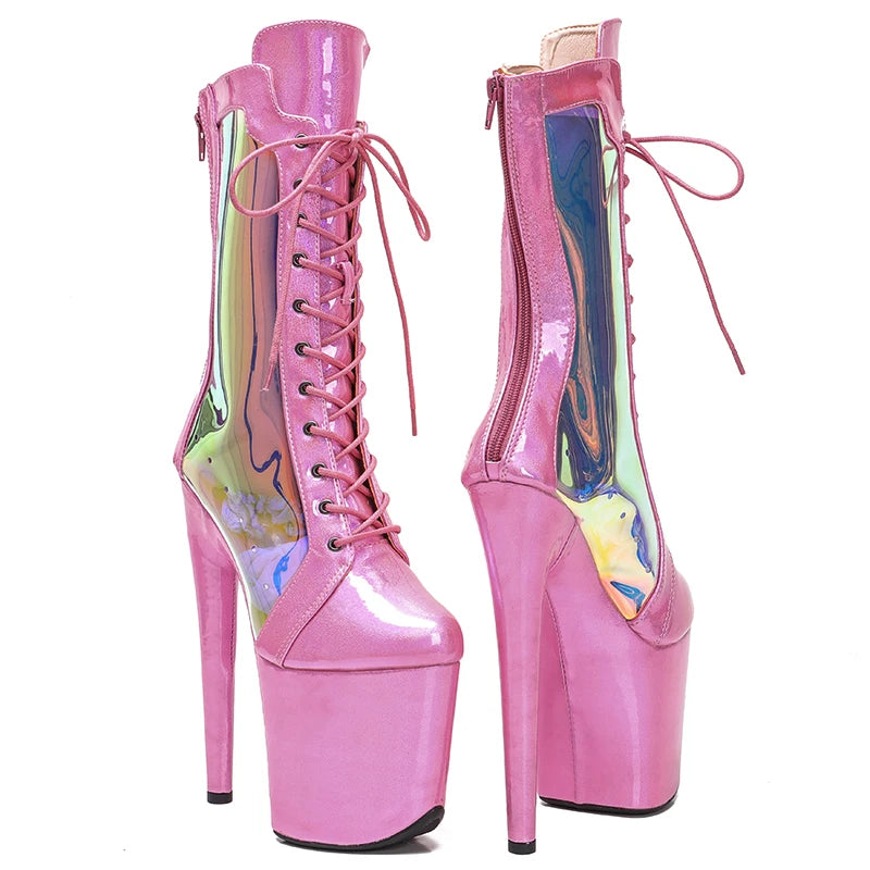 20CM/8Inch PU fashion y High Heels Pole Dance boot