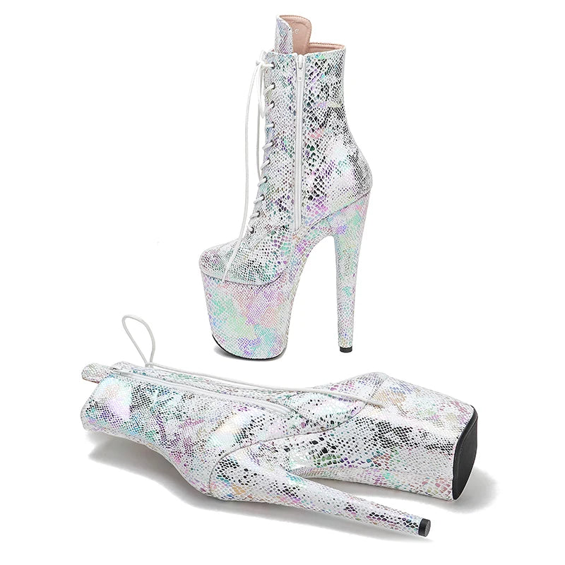 20CM/8inches Pole dancing shoes High Heel platform Pole Dance boot