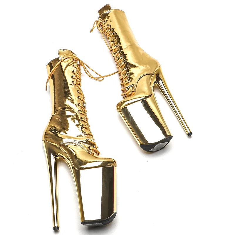23CM/9inches PU upper y boots High Heels Platform Pole Dance shoes
