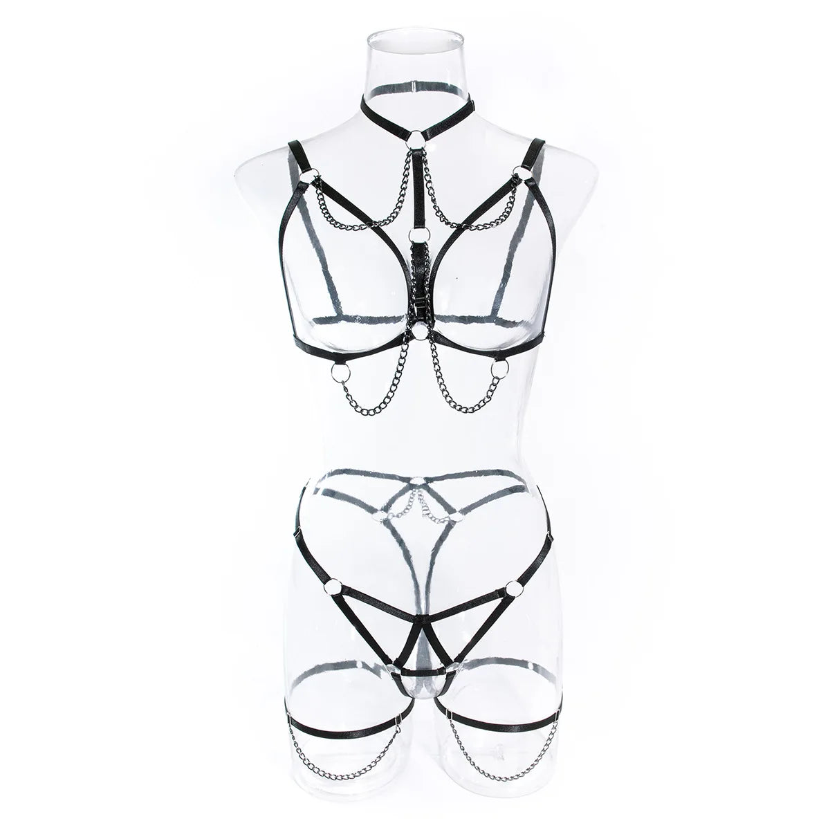 Ellolace Porn Erotic Lingerie With Chain Open Bra Sexy Underwear Uncensored Full Sexshop Night Appeal Sex Kit Sissy Costume