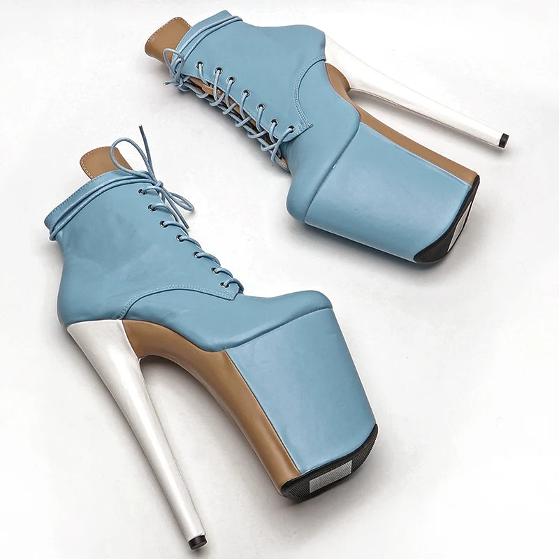 23CM/9inches Matte PU Upper Pole dance shoes High Heels Pole Dance boot
