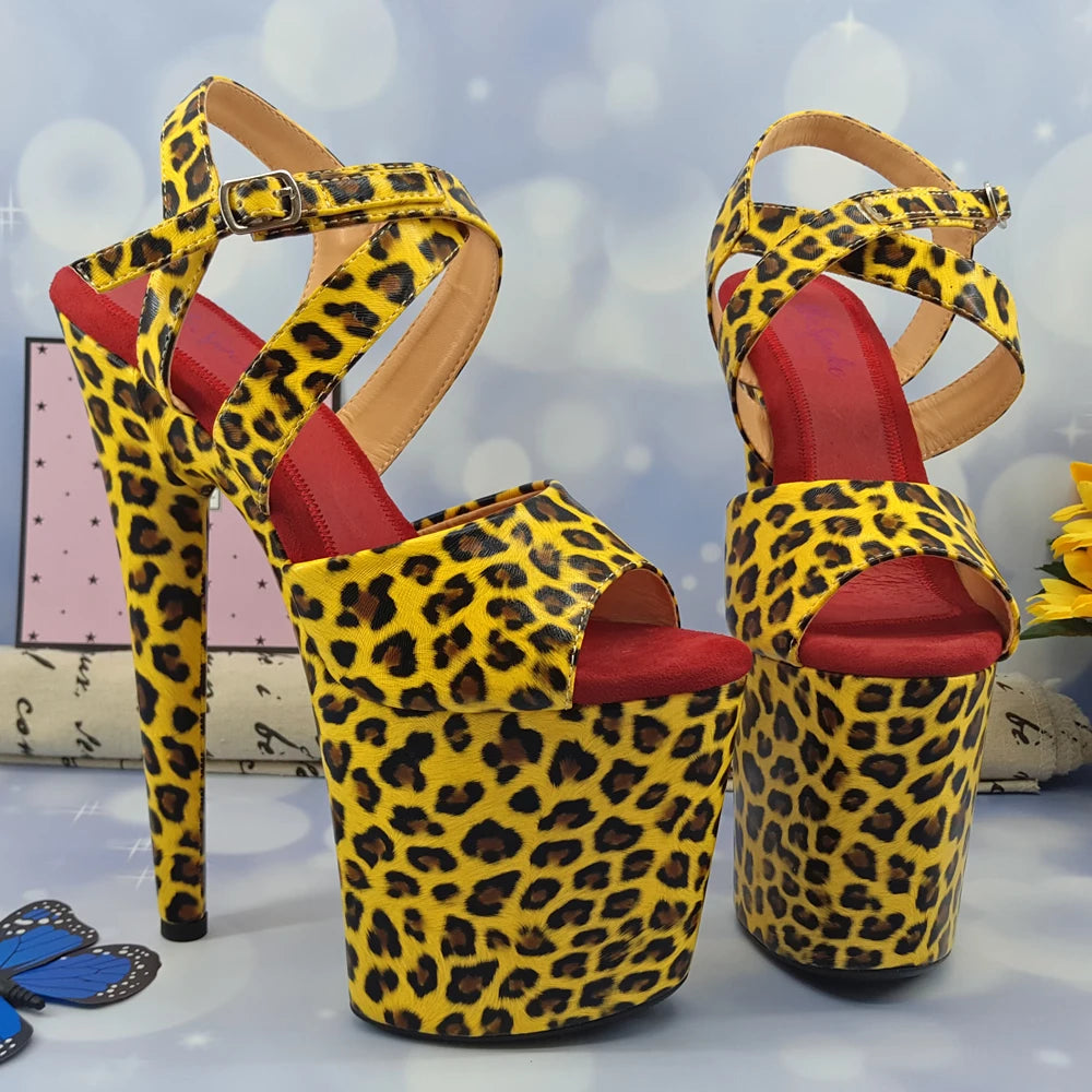 20CM/8Inch Women's Platform Sandals party High Heels Shoes Pole Dancing Shoes