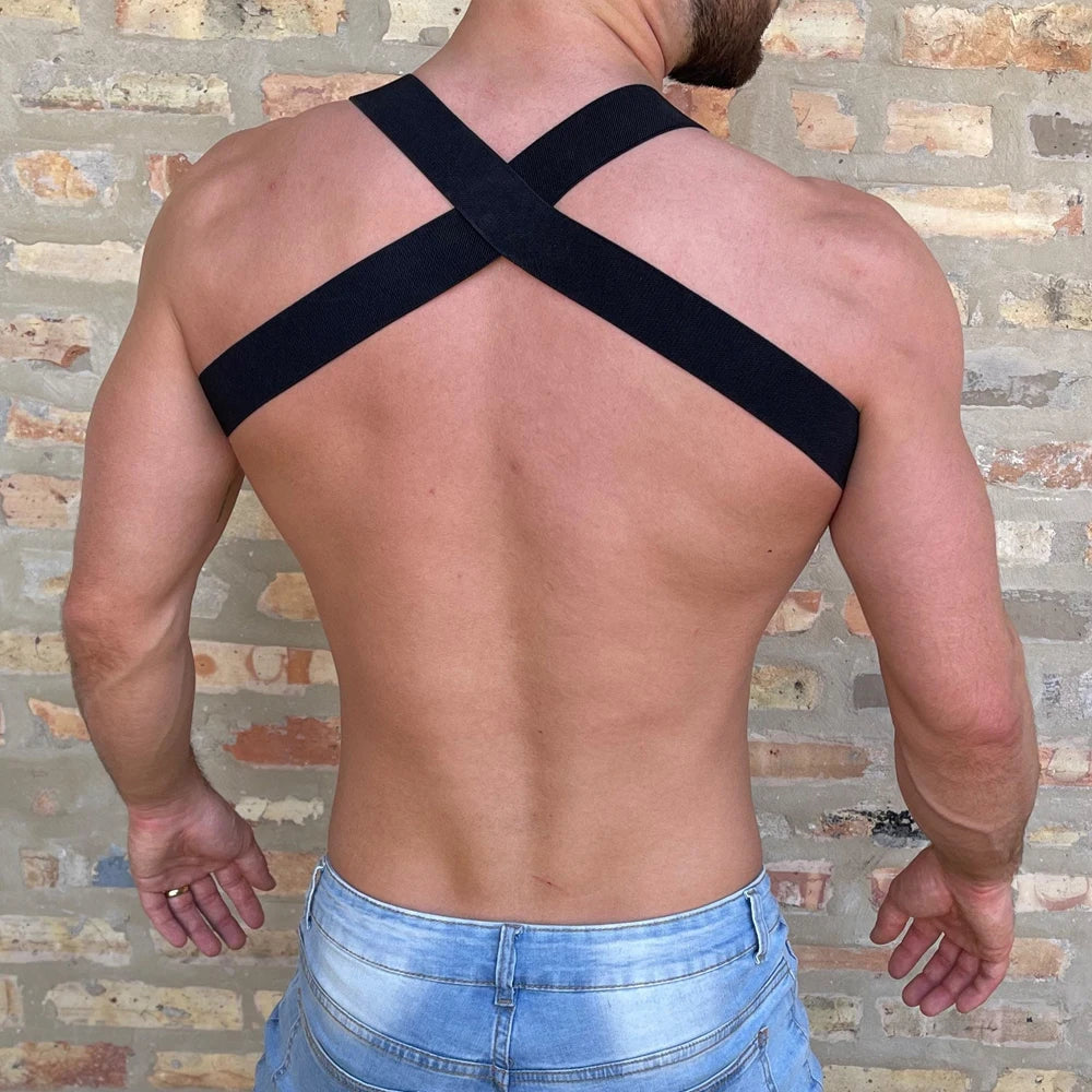 Men Harness Belts Gay Clothing for Rave ual Elasticit Chest Adjustable Gay Body Cage Harness Lingerie