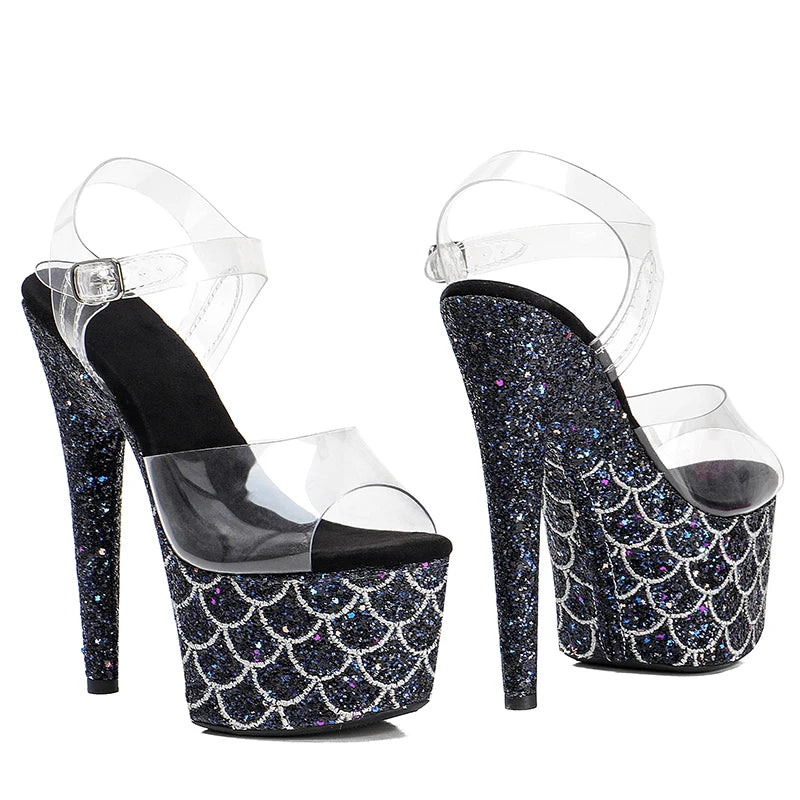17CM/7Inch Women's Platform Sandals party High Heels Shoes Pole Dancing Shoes