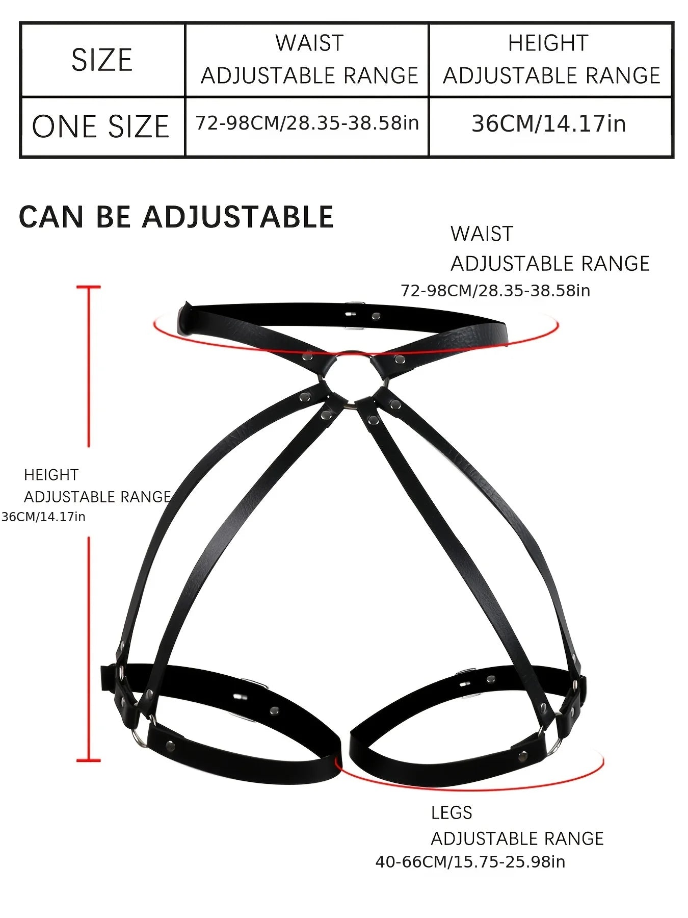 Woman Harness Garters Leg Sword Belt PU Leather Body Lingerie Gothic Thigh Strap Rave Festival Clothes Accessories