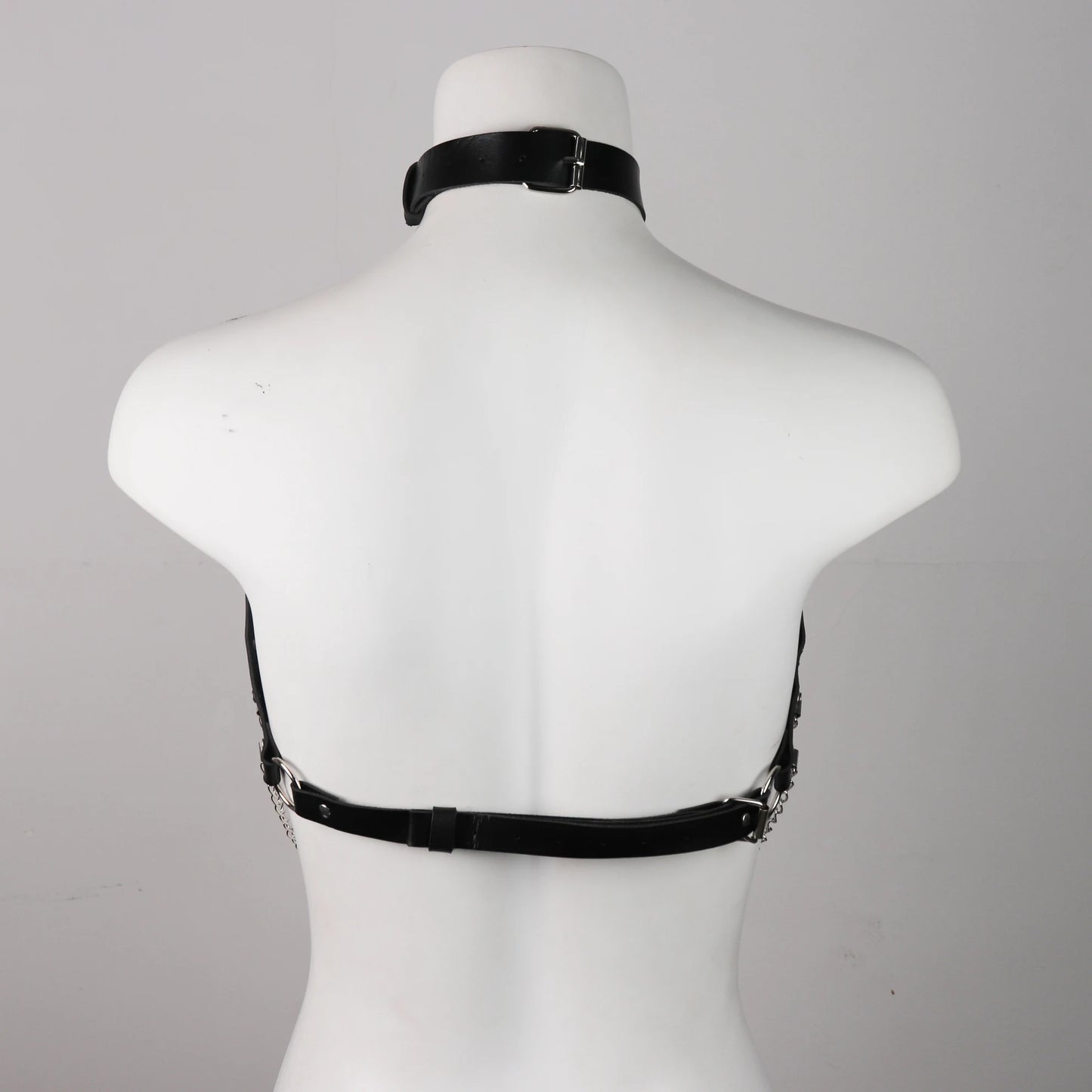 Gay Women PU Leather Harness Men's Lingerie Adjustable Body Punk Style Belts Harajuku Garter For