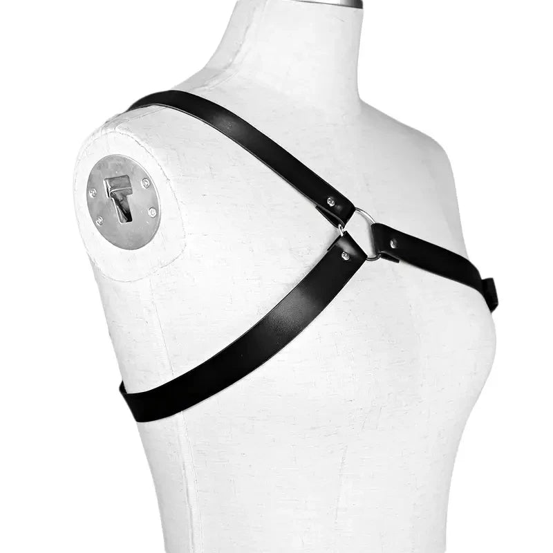 Pu Leather Harness Garter Women Body Bra Suspenders Adjustable Belt Gothic Clothes Accessories