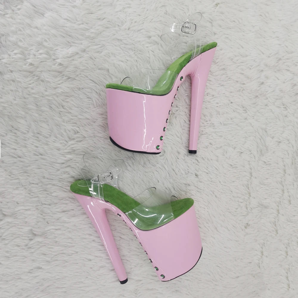 8Inch/20cm PVC upper Women's Platform Sandals party High Heels Shoes Pole Dance Shoes