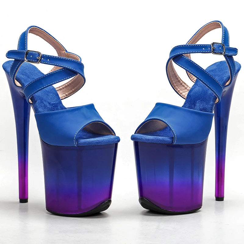 8Inch/20cm Women's Platform Sandals party High Heels Shoes Pole Dancing Shoes