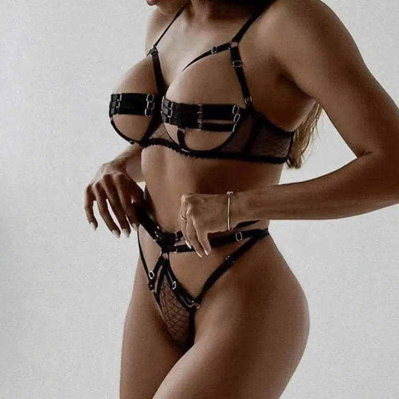 Lingerie y Underwear Women Body Sensual Costume Without Censure Luxury Open Bra Hot Intimate Set