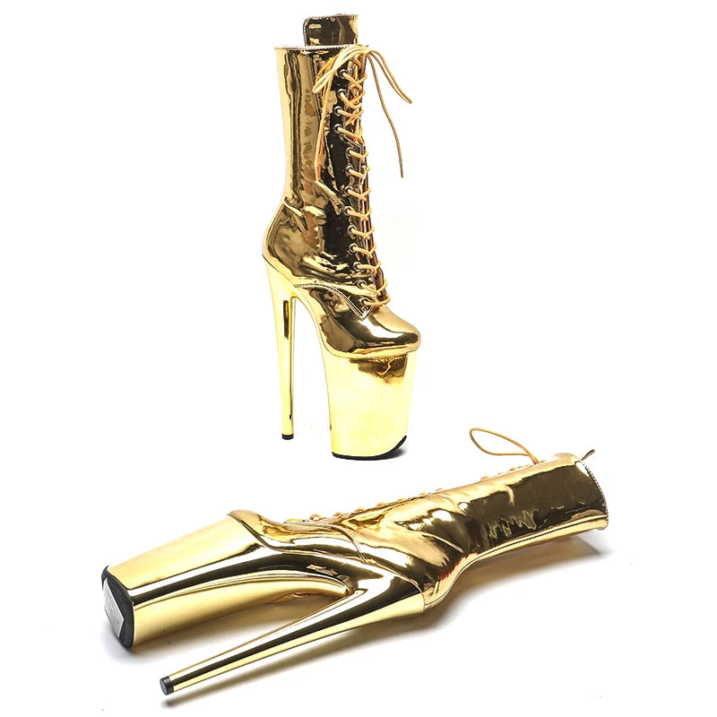 23CM/9inches PU upper y boots High Heels Platform Pole Dance shoes