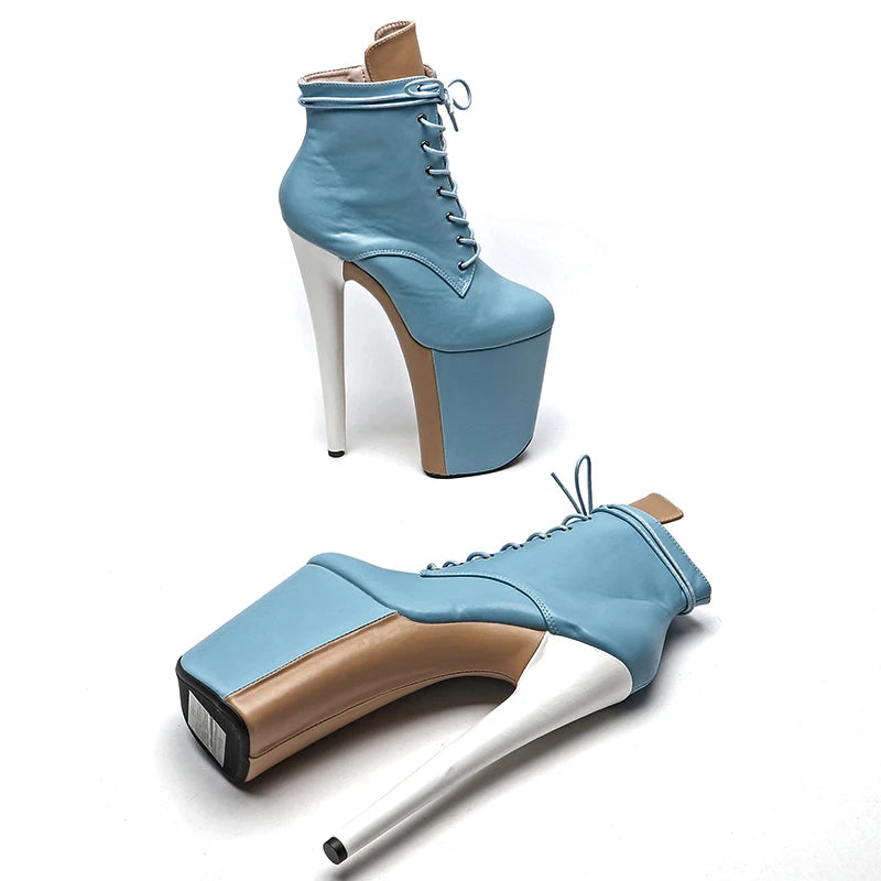 23CM/9inches Matte PU Upper Pole dance shoes High Heels Pole Dance boot
