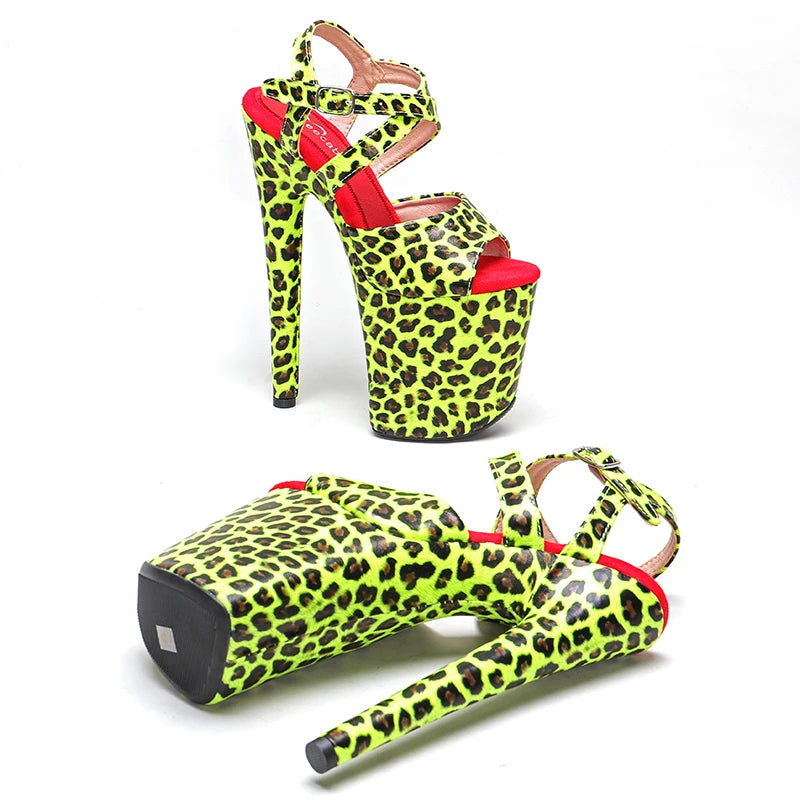 20CM/8Inch Women's Platform Sandals party High Heels Shoes Pole Dancing Shoes