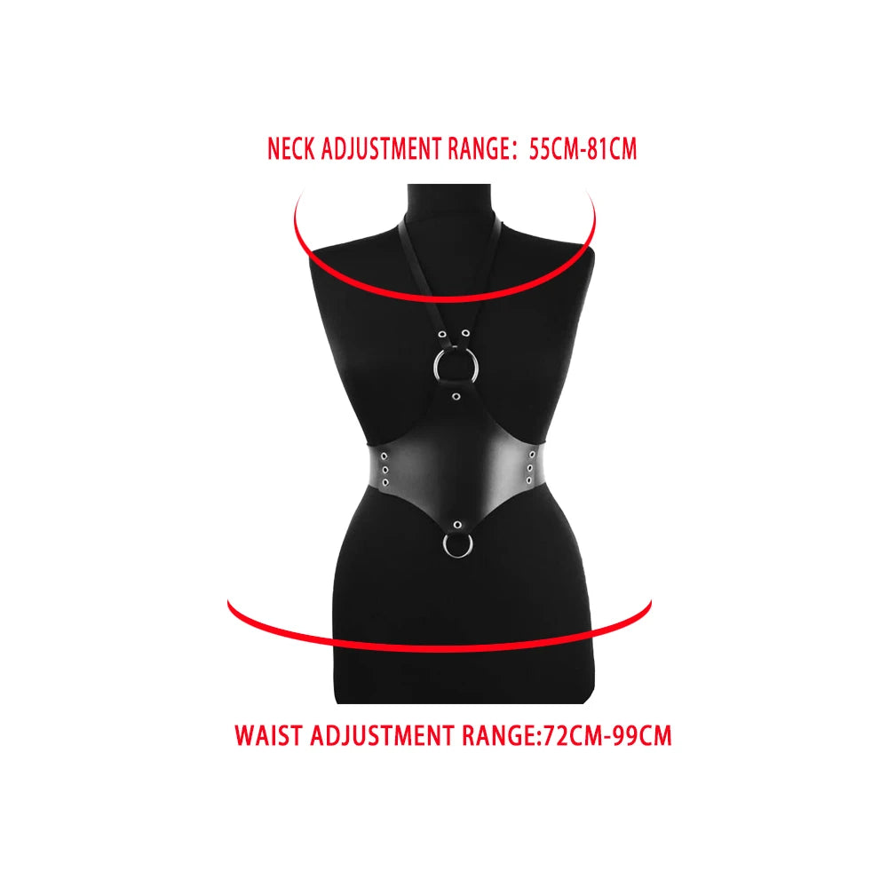 Fashion Harness belt Harness Corset Leather Lingerie Lingerie Body Harness Clothing Gothic Suspenders for Women