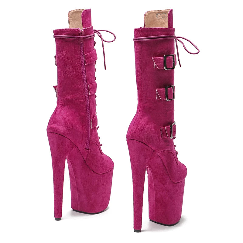 20CM/8inches Pole dancing shoes High Heel platform Pole Dance boot