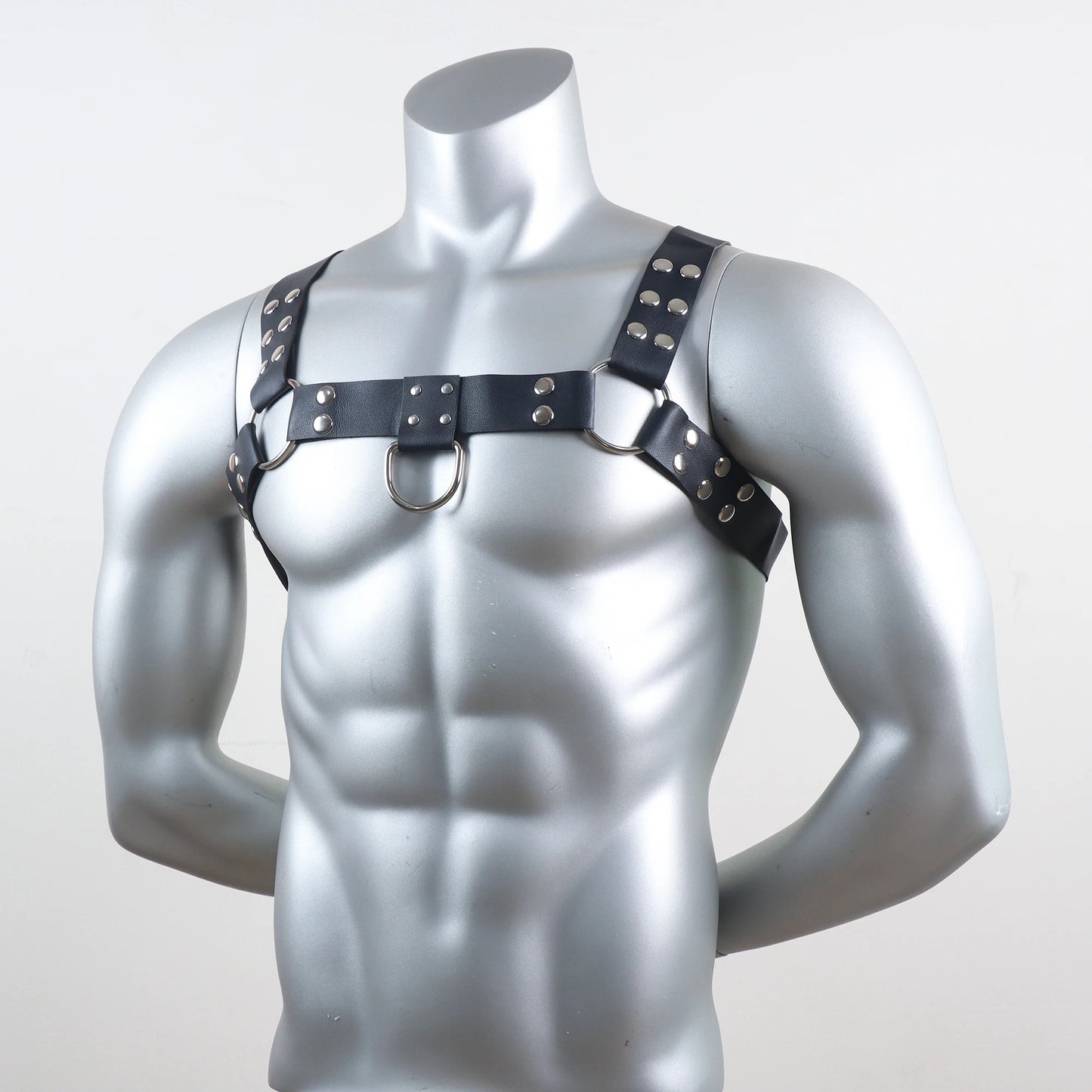 Men Harness Chest Belt Collar Leather Lingerie ual Gay Clothing Adjustable Strap Body Shoulder for Adult