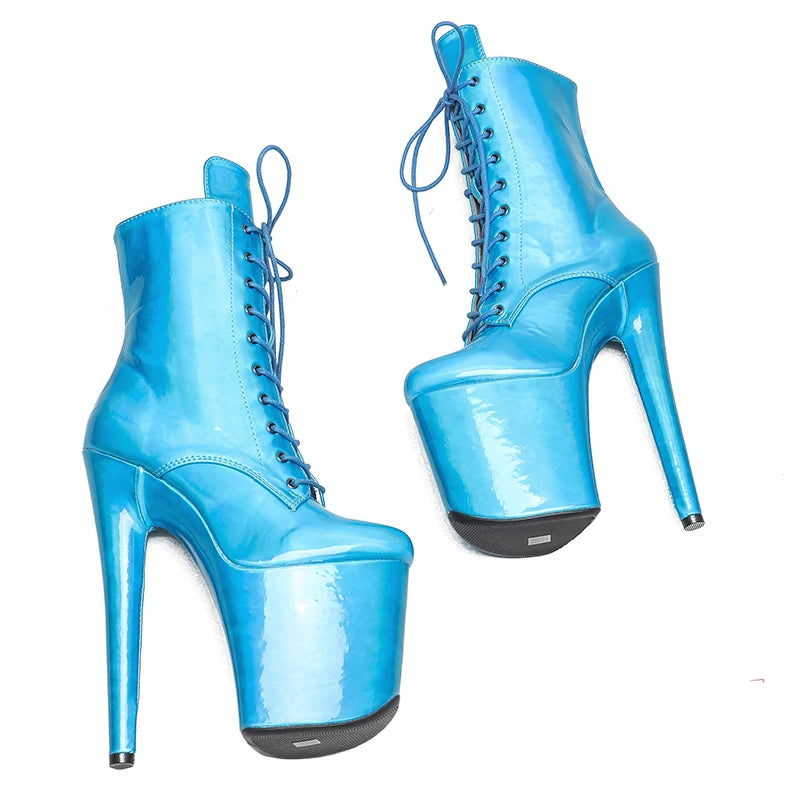 20CM/8Inch Women's Platform disco party High Heels Shoes Pole Dance boot