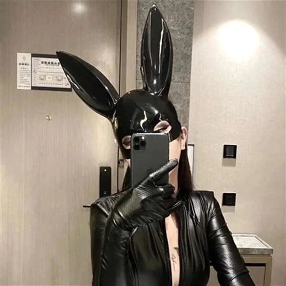 Eye Mask Adult Game Couples Leather Harness Mask Wearble Costumes For Women Men Cosplay Toys Face Masks Product
