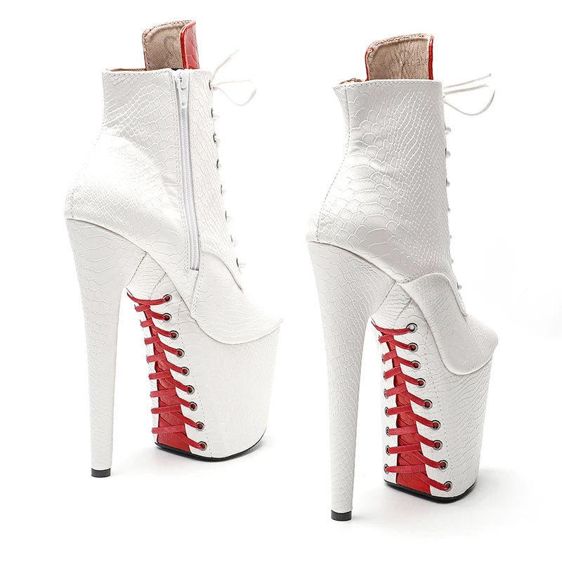 20CM/8inches Pole dancing shoes High Heel platform boot Ankle Boots y Stripper Shoes women boots 2B