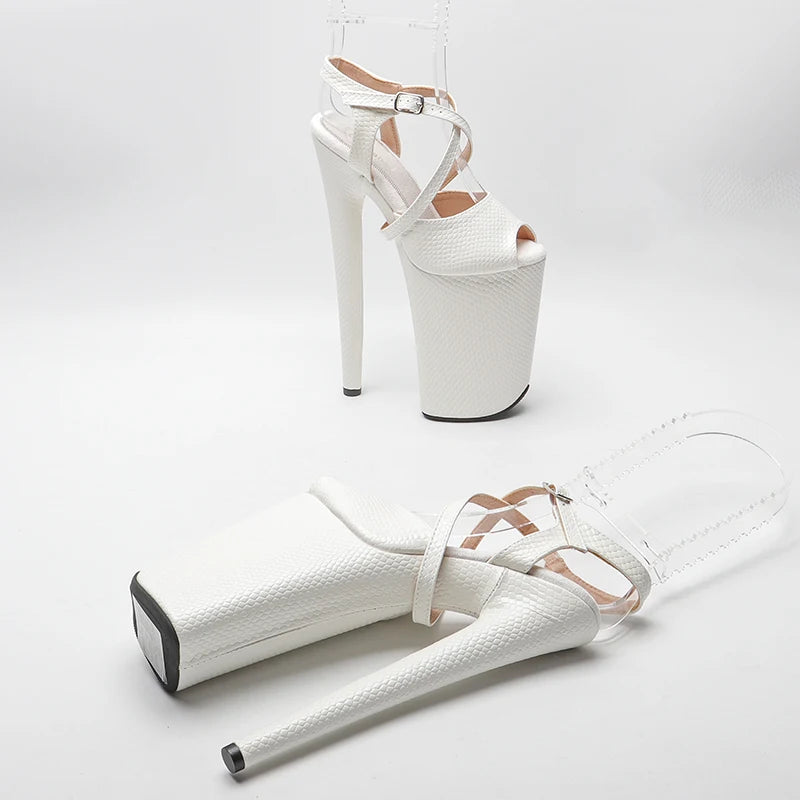 23CM/9inches Patent PU upper fashion trend exotic Platform y High Heels Sandals Pole Dance shoes
