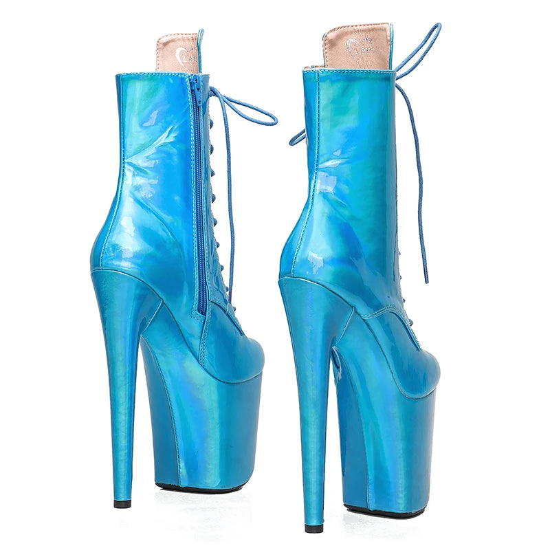 20CM/8Inch Women's Platform disco party High Heels Shoes Pole Dance boot