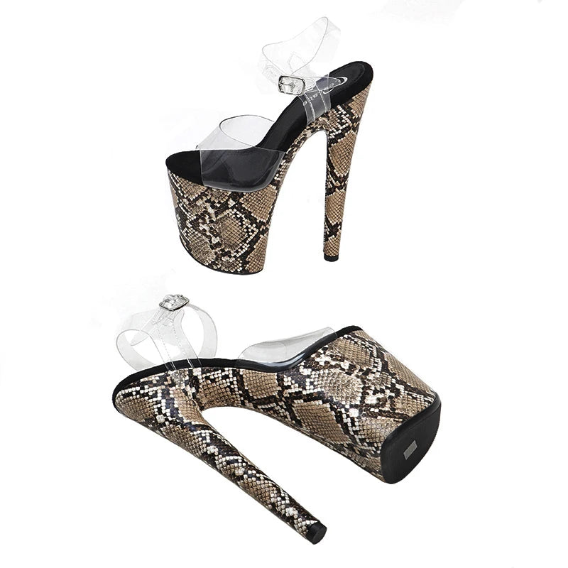 8Inch/20cm Women's Platform party High Heels Shoes Pole Dancing Shoes