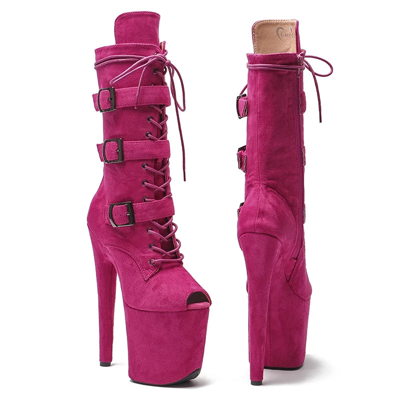 20CM/8inches Pole dancing shoes High Heel platform Pole Dance boot