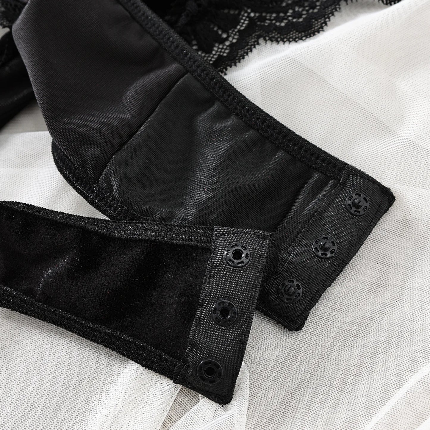 Velvet y Body Lingere Fantasy One Pieces Costume Open Crotchless Fancy Tops Christmas Clothes Lace Body