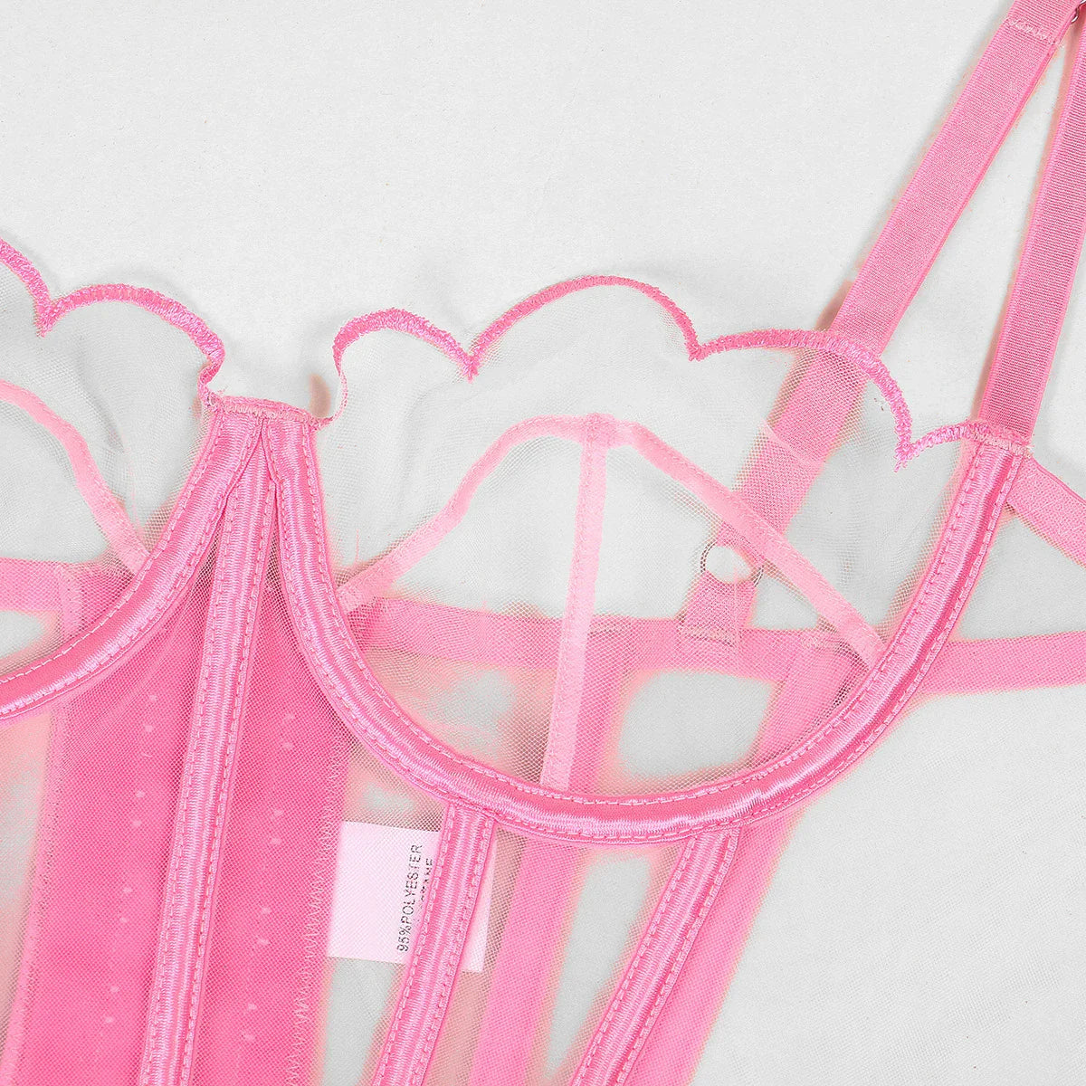 Ellolace Sexy Hot Lingerie Floral Lace Erotic Outfits Naked Girl Sensual Fantasy Underwear Uncensored Valentine's Day Sexy Gifts
