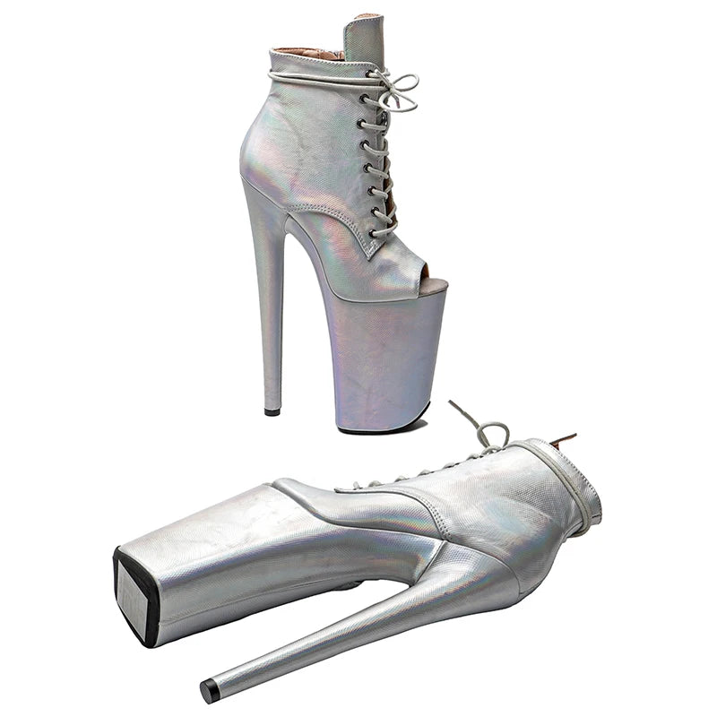 23CM/9inches PU upper y boots High Heels Platform Pole Dance shoes