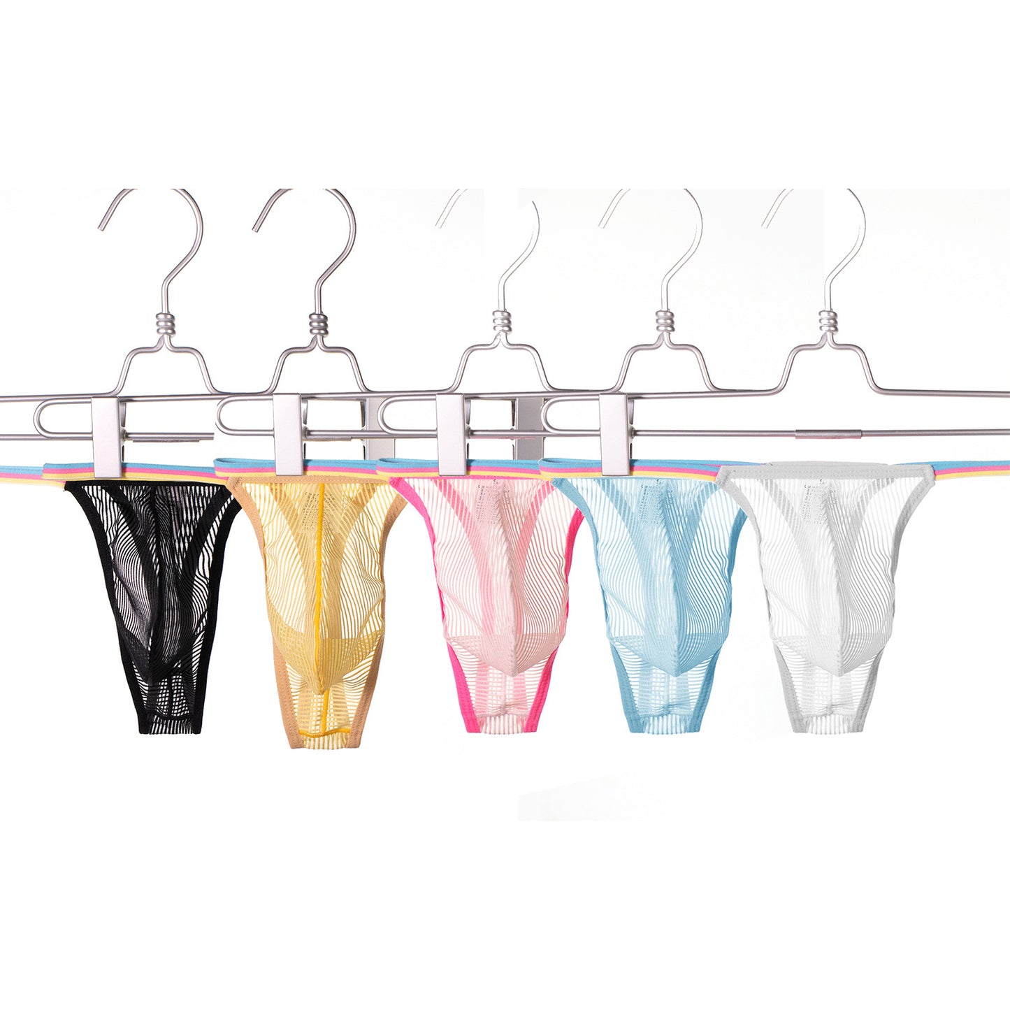 Men's Knitting Transparent Stretch Thong