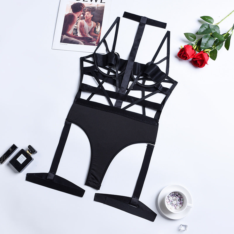 Complex Craft Lingerie croisée à lacets et corset dos nu