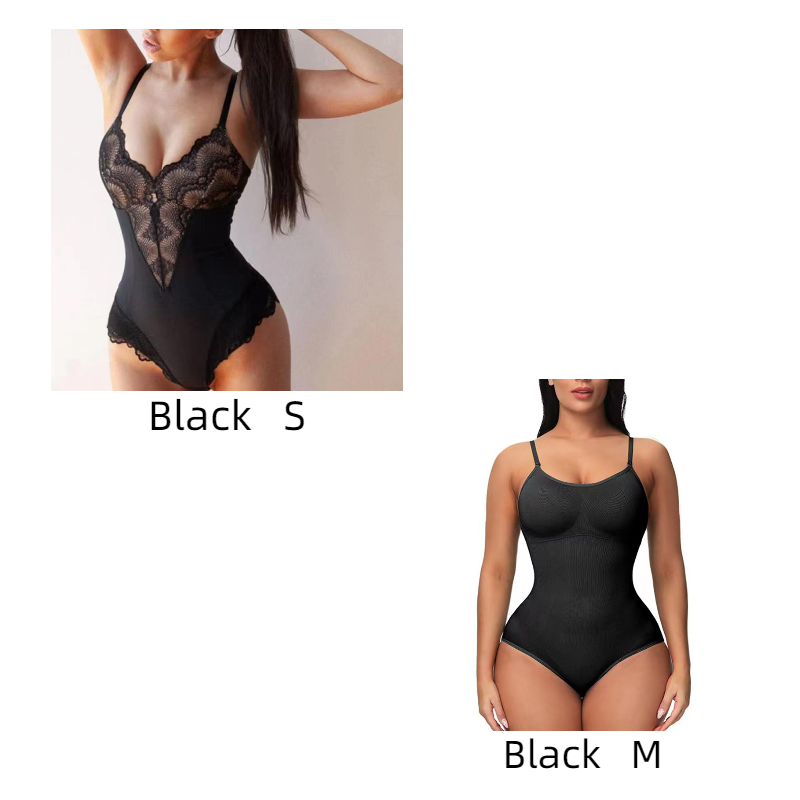 Body en dentelle avec coutures en dentelle, lingerie pour femme