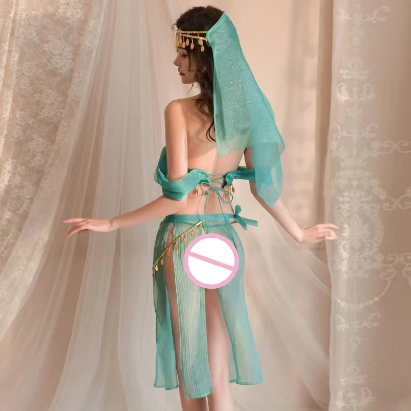 Estilo Bailarina Traje Bailando Señora Estilo Antiguo Lencería Sexy