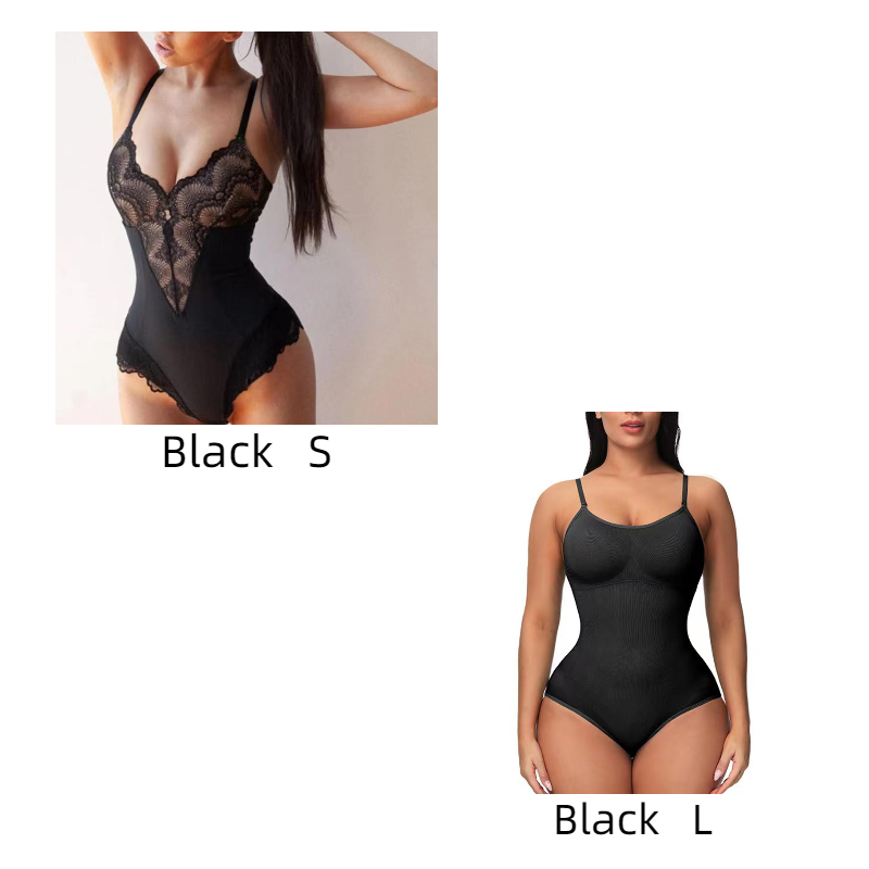 Body en dentelle avec coutures en dentelle, lingerie pour femme