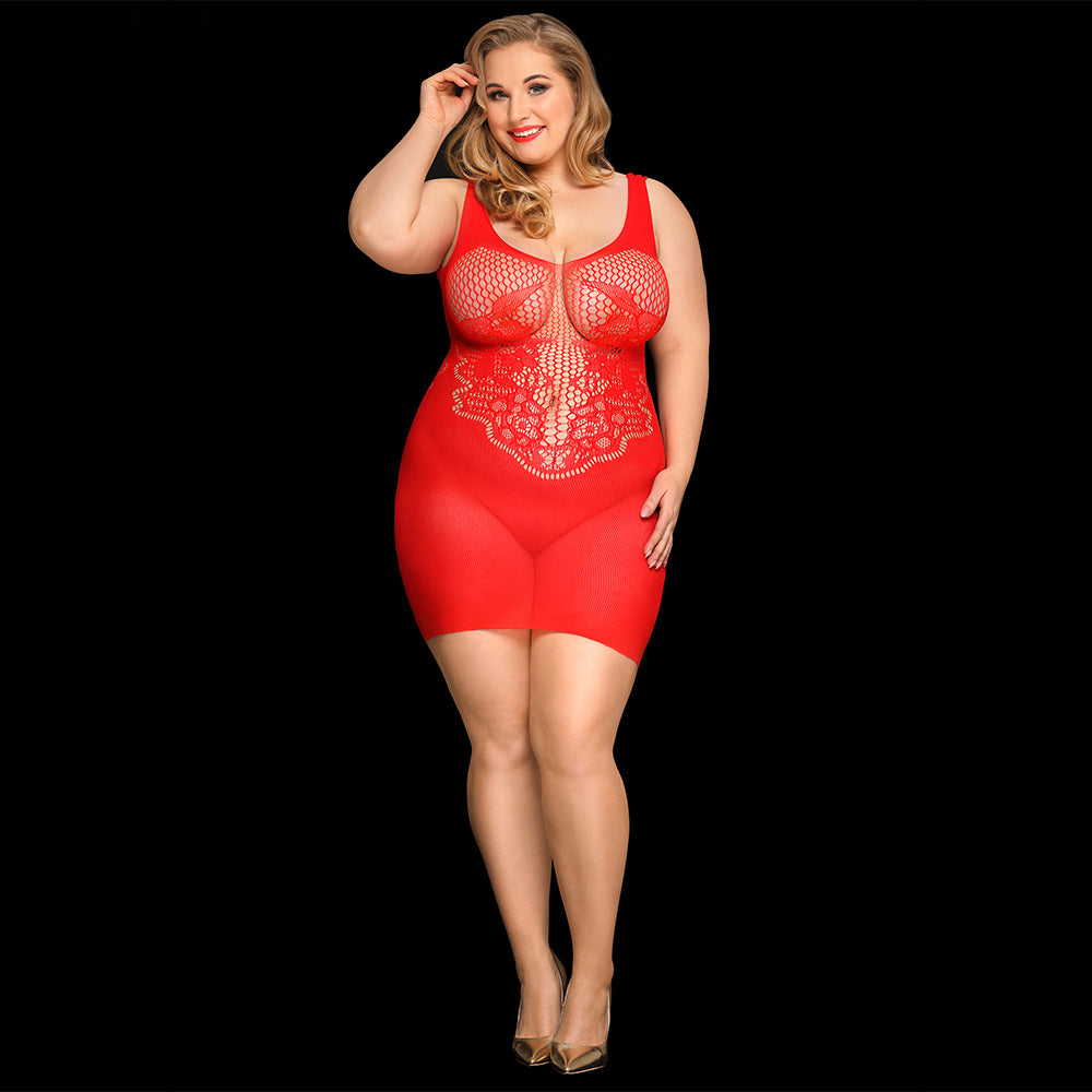 XL Fat MM Vêtements en filet sexy Lingerie sexy