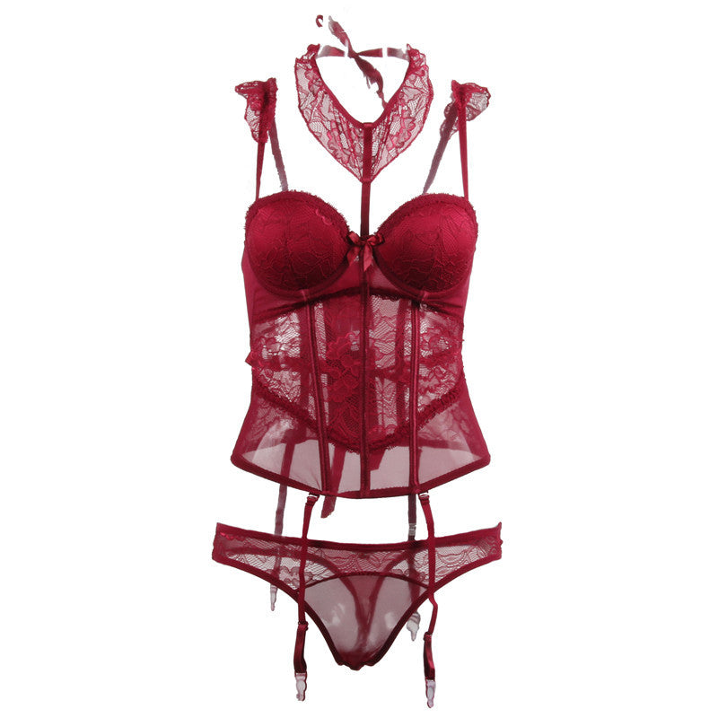 Costume de gilet de lingerie en dentelle