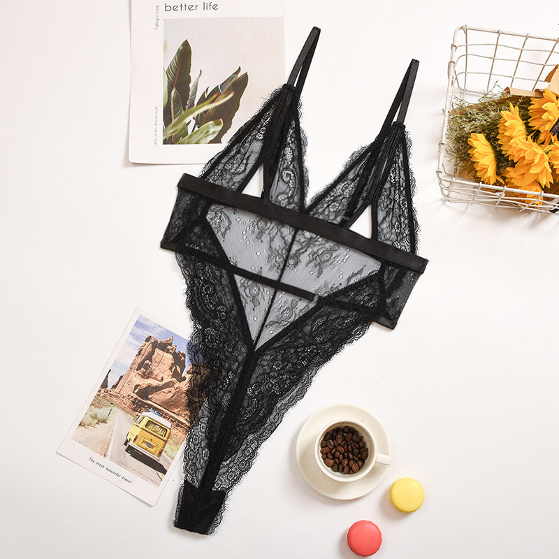Body camisole noir dos nu pour femme