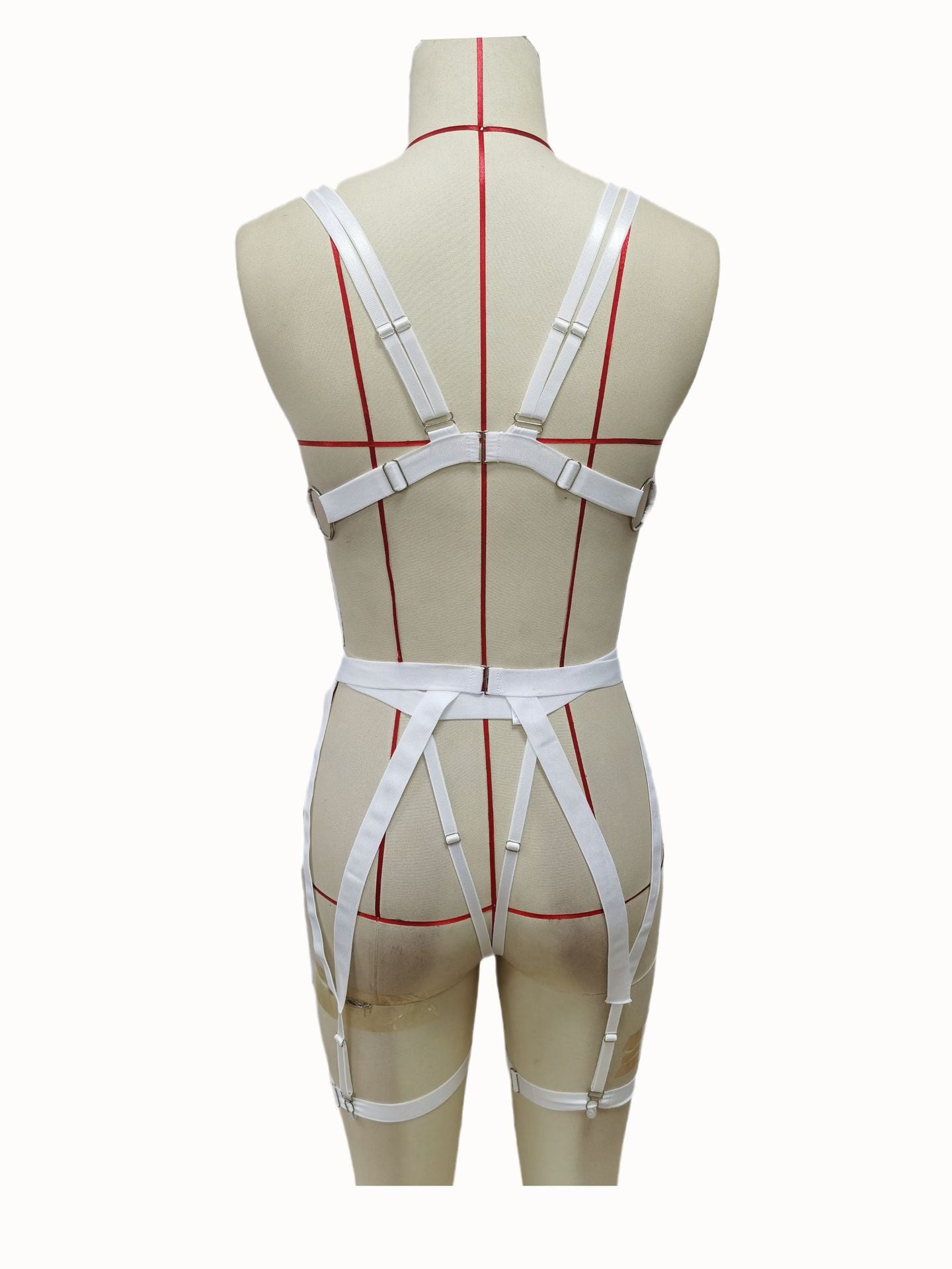 New Lingerie Temptation Traction Uniform Three-point Suit Backless