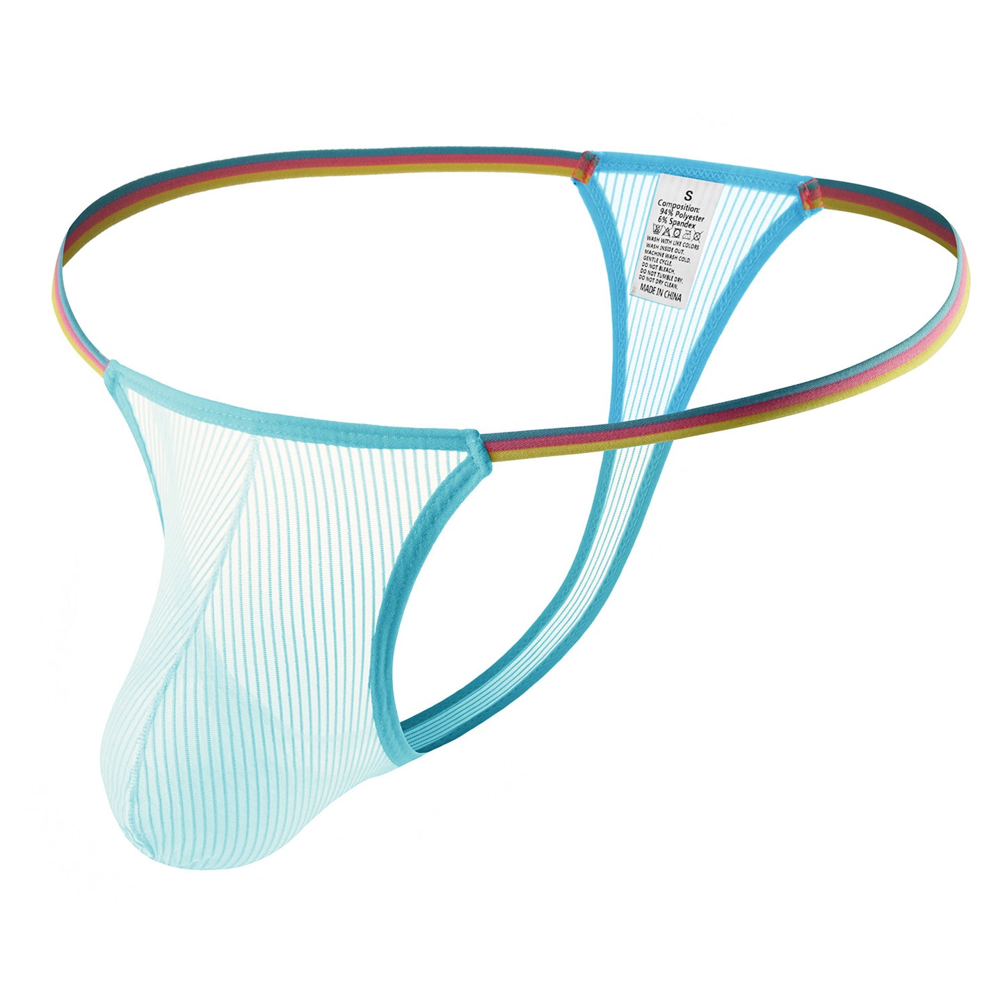 Men's Knitting Transparent Stretch Thong