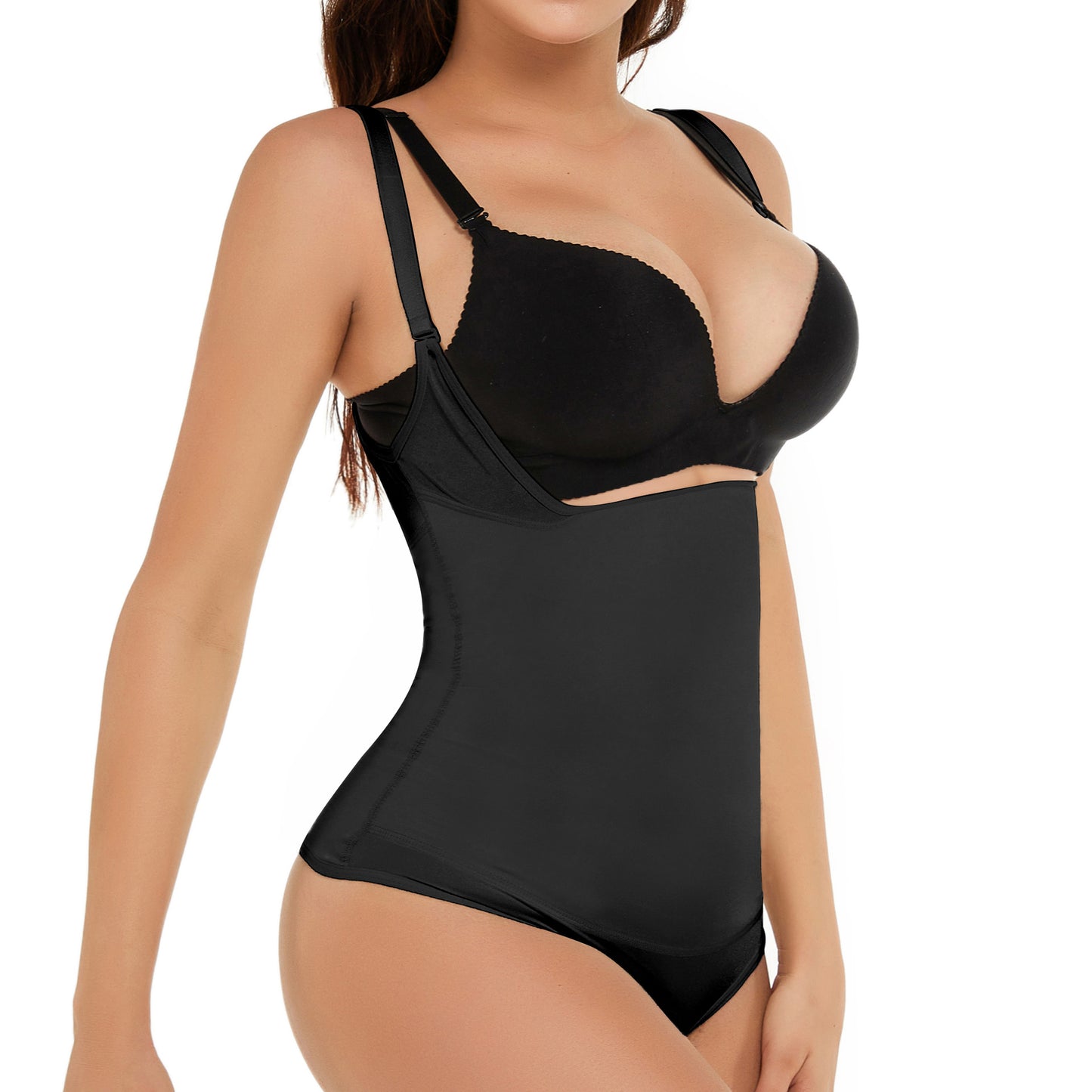 Belly And Waist Shaping Plus Size Latex One-piece Corset