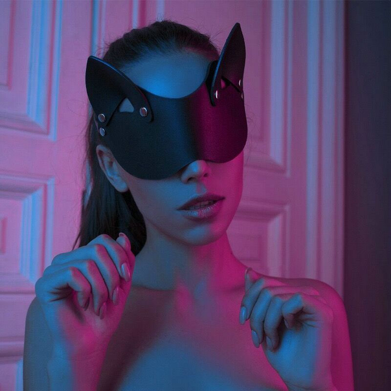 Punk Style Personality Blindfold Bunny Ears Mask